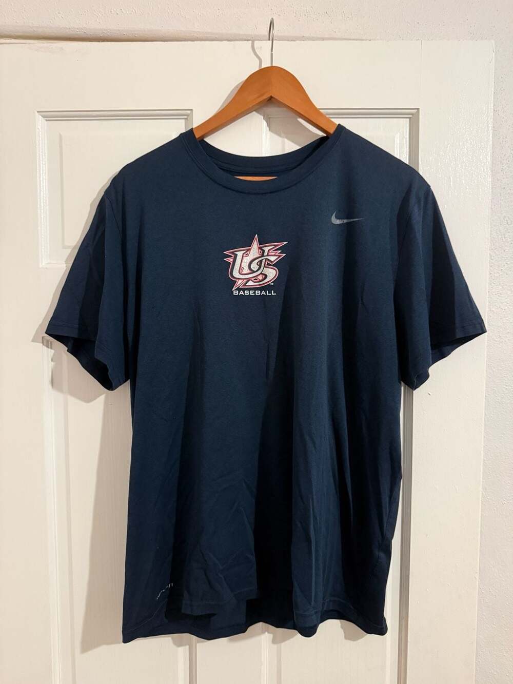 Nike USA Baseball Authentic Collection Dri-FIT Legend Practice T-Shirt Sz L/XL